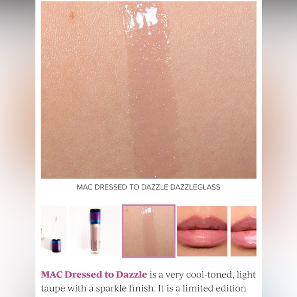 DRESSED TO DAZZLE MAC DAZZLEGLASS Limited Edition - Picture 8 of 16